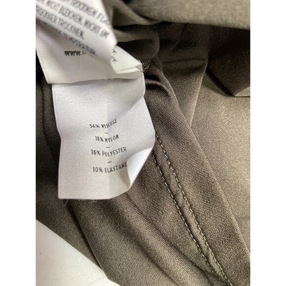 Goldsign 'Zora' Green Long Sleeve Turtleneck Top Size M - Picture 5 of 5